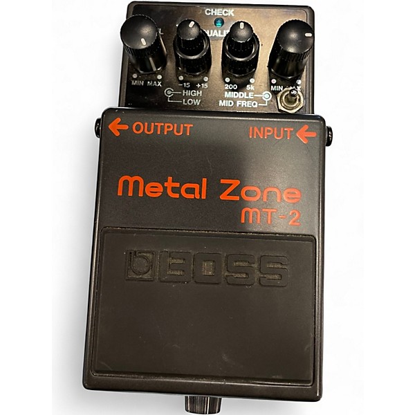 Used BOSS MT2 Metal Zone Distortion Keeley Mod Effect Pedal