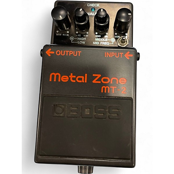 Used BOSS MT2 Metal Zone Distortion Keeley Mod Effect Pedal