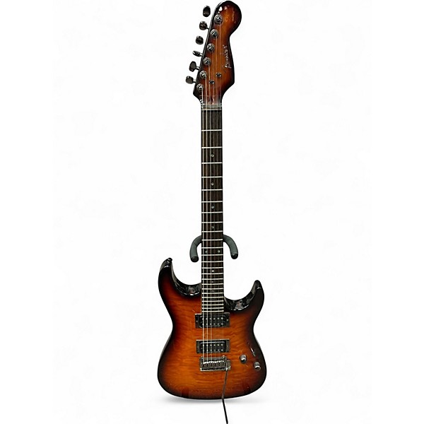 Used Fender Showmaster Tobacco Burst Solid Body Electric Guitar