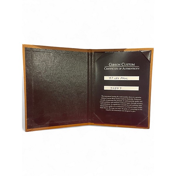 Used Gibson  1957 Les Paul VOS Custom Shop Gold Top Solid Body Electric Guitar