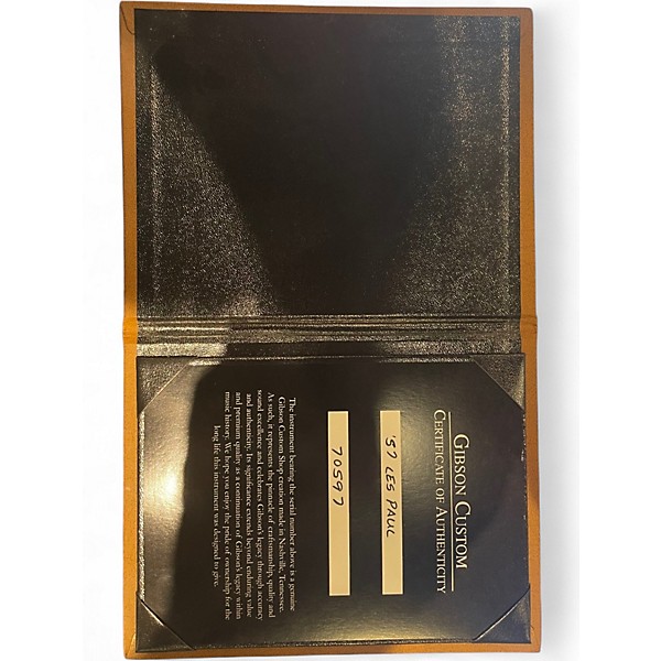 Used Gibson  1957 Les Paul VOS Custom Shop Gold Top Solid Body Electric Guitar