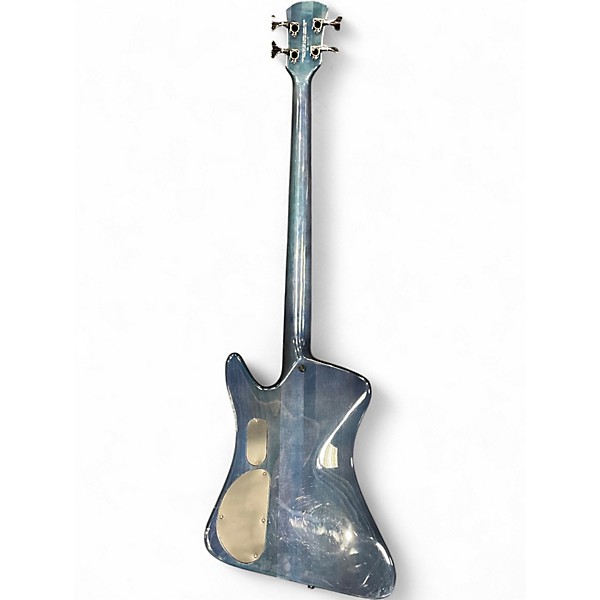 Used Spector Rex brown 4 string Blue Electric Bass Guitar