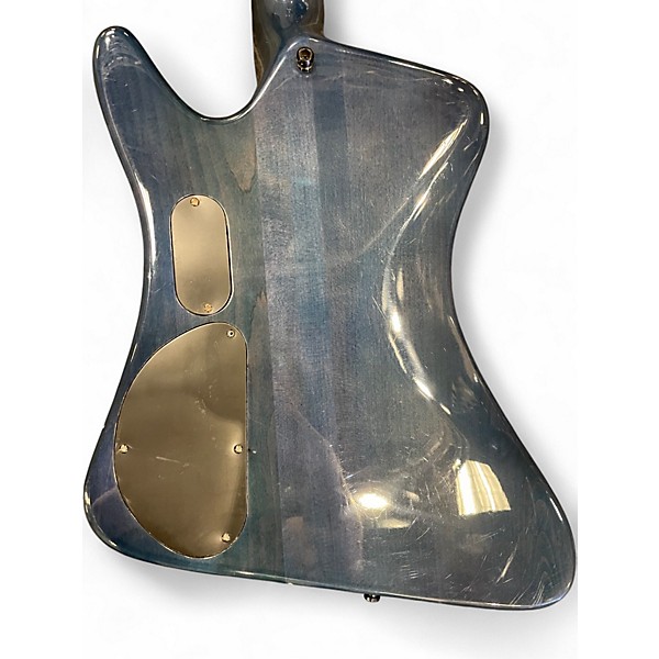 Used Spector Rex brown 4 string Blue Electric Bass Guitar