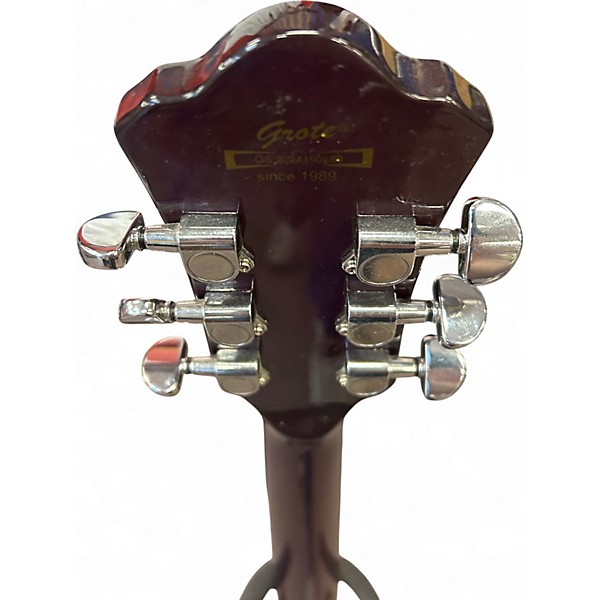 Used Grote LPYS-006 Purple Solid Body Electric Guitar