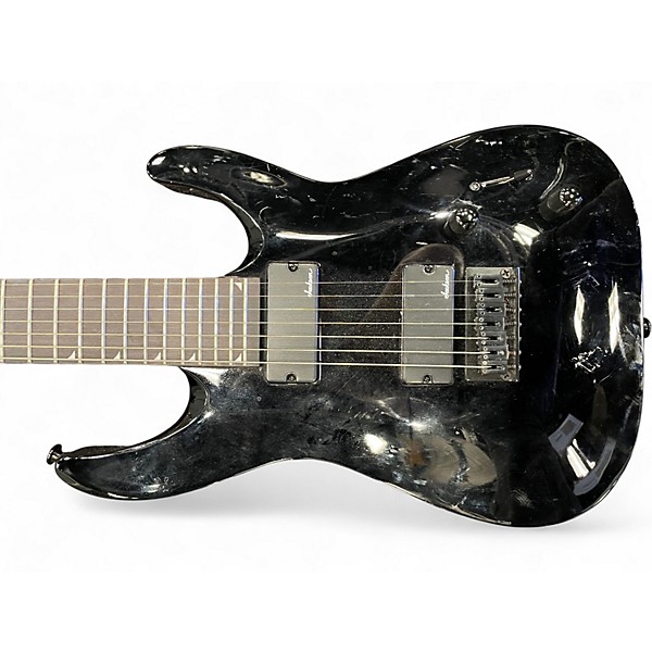 Used Jackson SLATXF7 Soloist 7 String Black Solid Body Electric Guitar