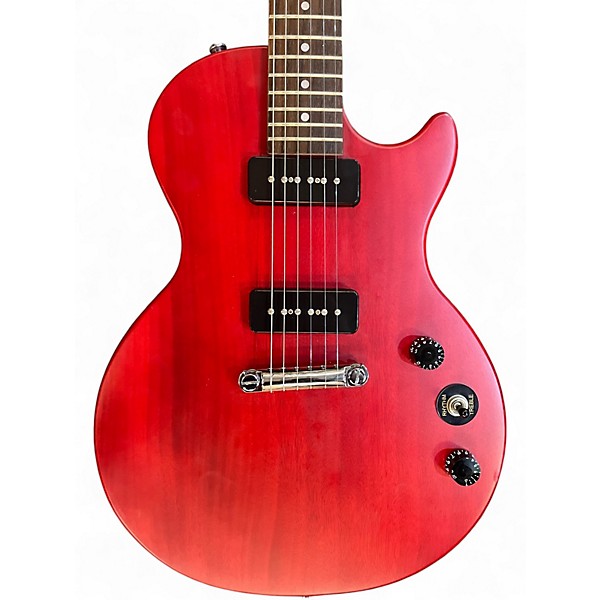Used Epiphone Les Paul Special P90 TRANS RED Solid Body Electric Guitar
