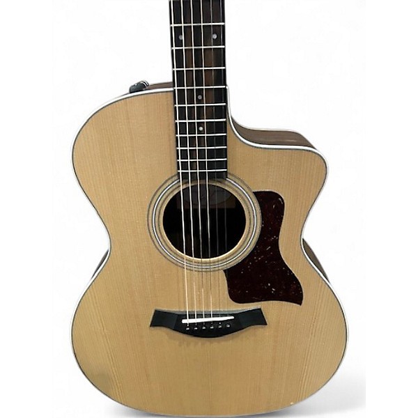 Used Taylor 214CE Natural Acoustic Electric Guitar