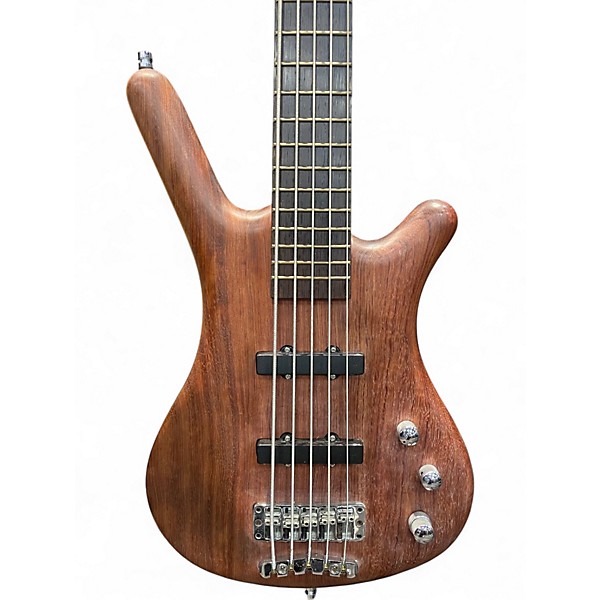 Used Warwick Corvette 5 String Natural Electric Bass Guitar