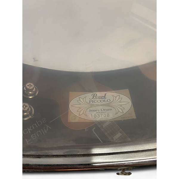 Used Pearl 3X13 Power Piccolo Snare Black Drum