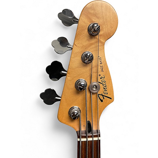 Used Fender Standard Fretless Jazz Bass Black Electric Bass Guitar