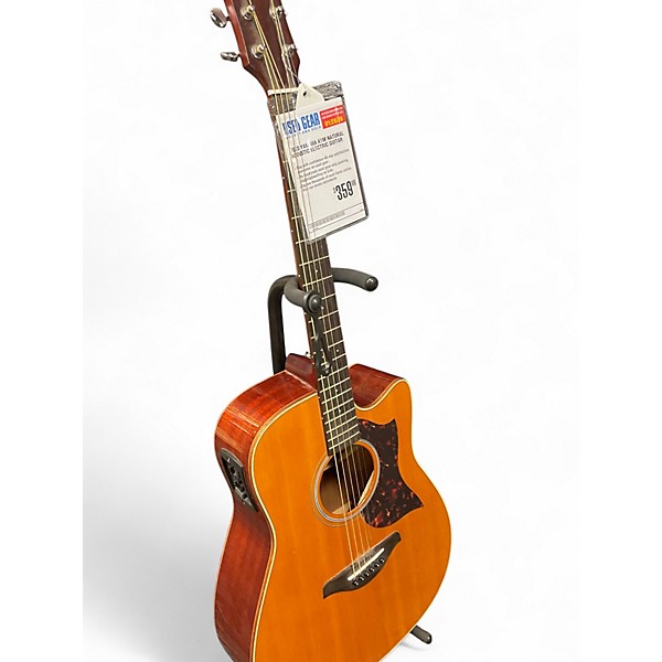 Used Yamaha A1M Natural Acoustic Electric Guitar