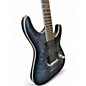 Used Schecter Guitar Research C1 Platinum Trans Black Solid Body Electric Guitar