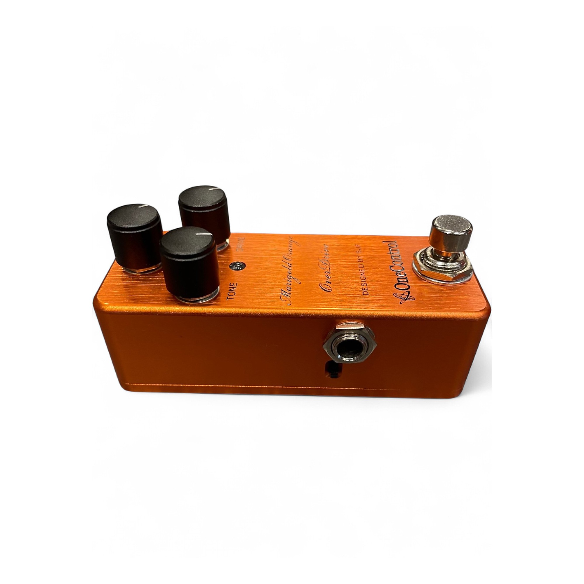 Used One Control MARIGOLD ORANGE OVERDRIVE Effect Pedal | Guitar