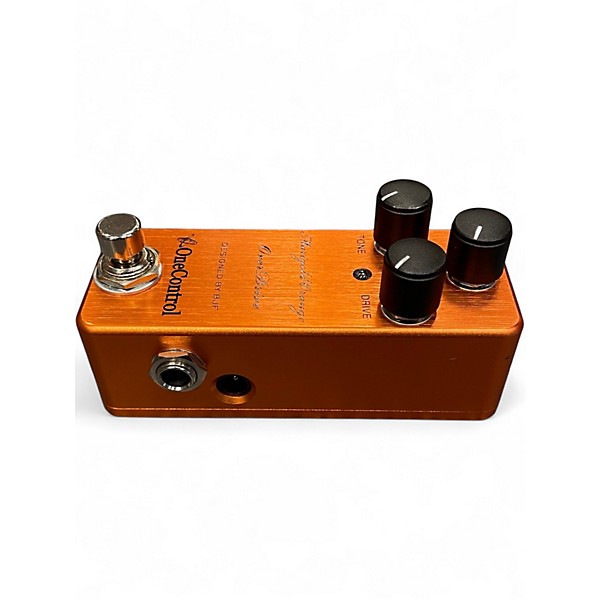 Used One Control MARIGOLD ORANGE OVERDRIVE Effect Pedal