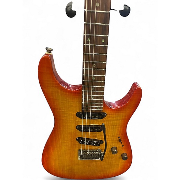 Used Fender Showmaster Cherry Sunburst Solid Body Electric Guitar