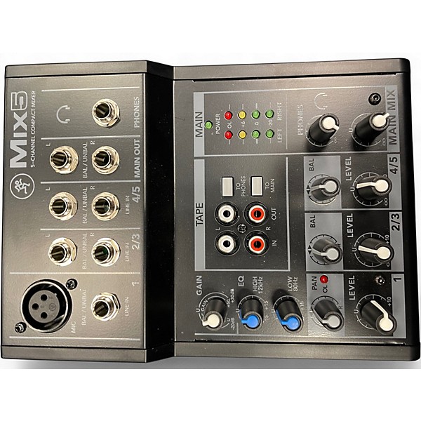 Used Mackie Mix 5 Unpowered Mixer