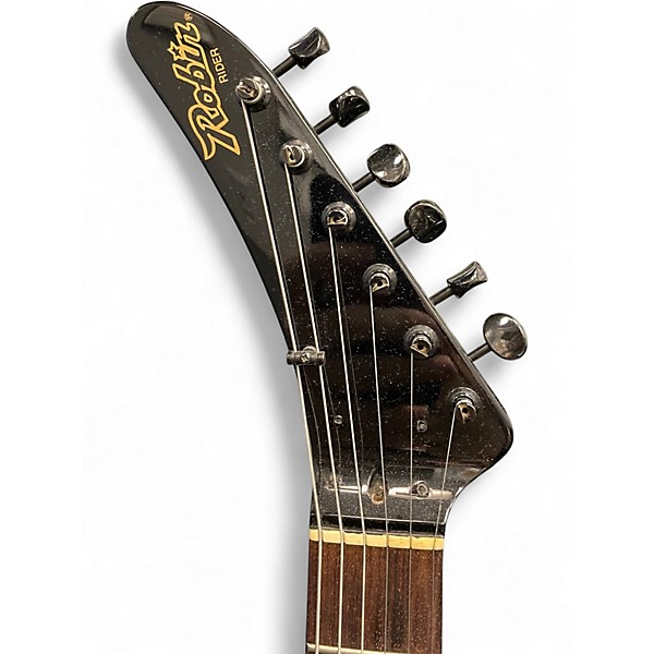 Used 1980s Robin Rider SSS 2 Tone Sunburst Solid Body Electric Guitar