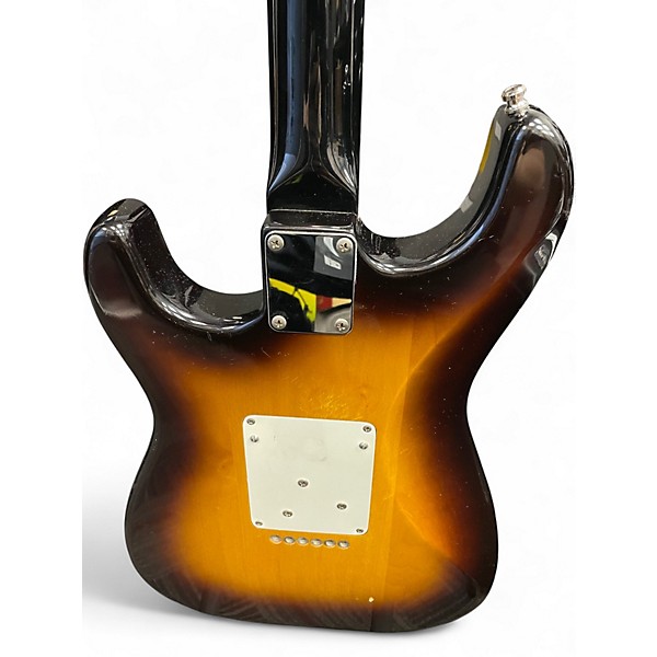 Used 1980s Robin Rider SSS 2 Tone Sunburst Solid Body Electric Guitar