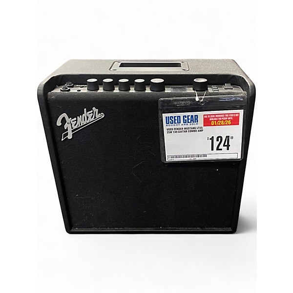 Used Fender Mustang LT25 25W 1x8 Guitar Combo Amp