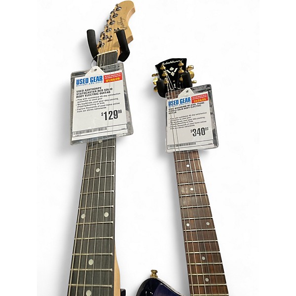 Used Ashthorpe STATOCASTER RED Solid Body Electric Guitar