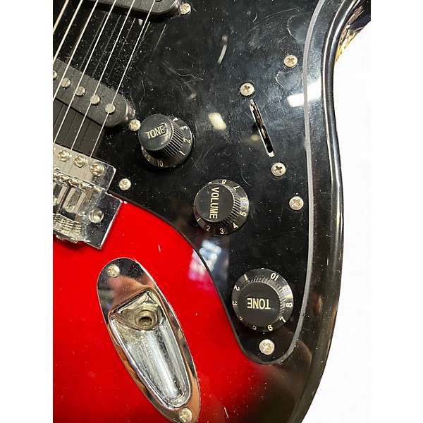 Used Ashthorpe STATOCASTER RED Solid Body Electric Guitar