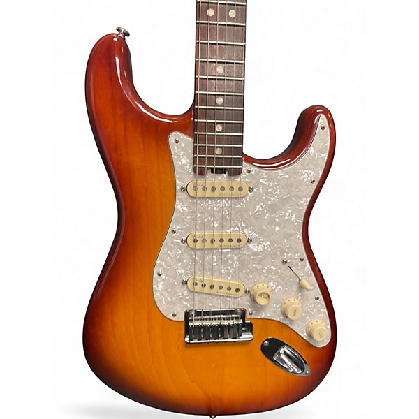 Used Fender American Elite Stratocaster Tobacco Sunburst Solid Body Electric Guitar