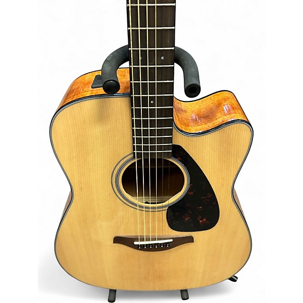 Used Yamaha FGX800C Natural Acoustic Electric Guitar