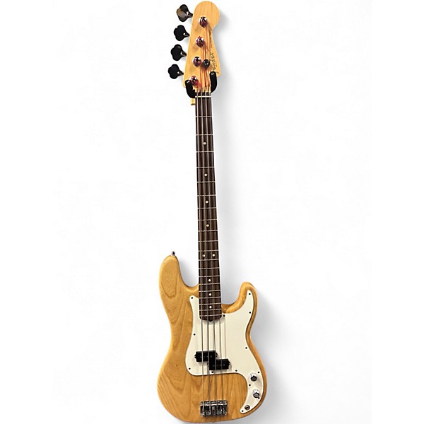 Used 2001 Fender American Precision Bass Natural Electric Bass Guitar