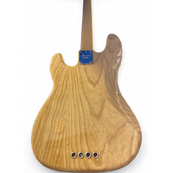 Used 2001 Fender American Precision Bass Natural Electric Bass Guitar