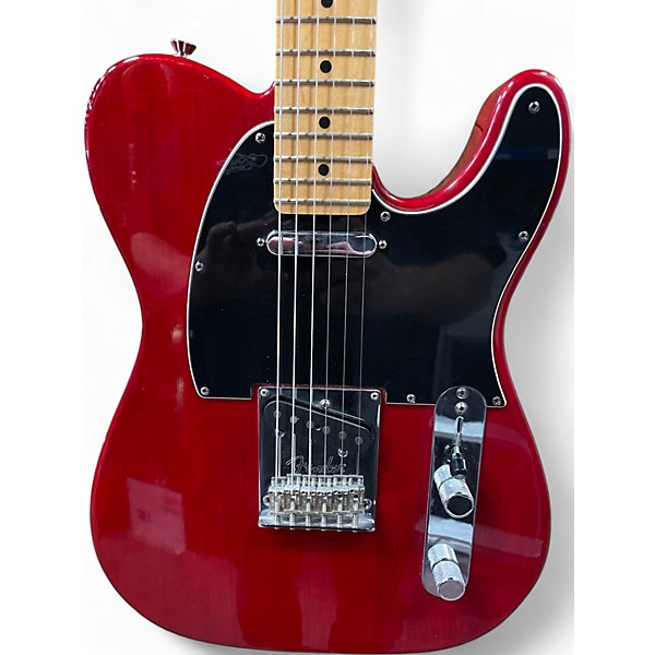 Used 2008 Fender American Standard Telecaster TRANSPARENT RED Solid Body Electric Guitar