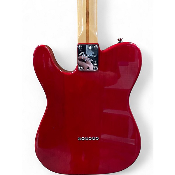 Used 2008 Fender American Standard Telecaster TRANSPARENT RED Solid Body Electric Guitar