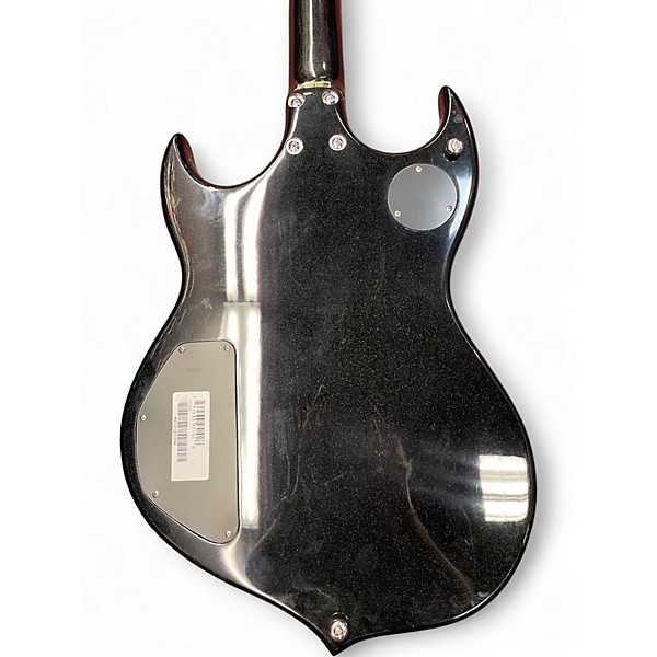 Used Silvertone PSSN1 Black Solid Body Electric Guitar