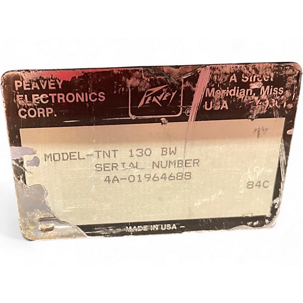 Used Peavey TNT 130 Bass Combo Amp