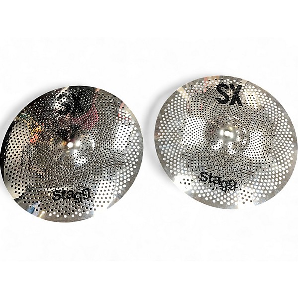 Used Stagg 14in HI HAT PAIR Cymbal
