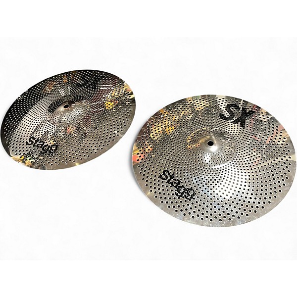 Used Stagg 14in HI HAT PAIR Cymbal