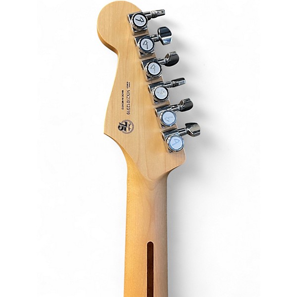 Used Fender Player Stratocaster 70th Anniversary Cream White Solid Body Electric Guitar