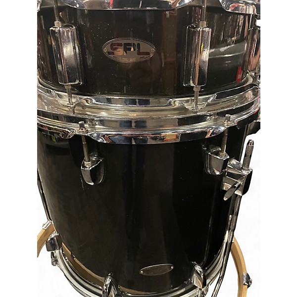 Used SPL 5 Piece 5-PIECE ACOUSTIC DRUM KIT Black Drum Kit