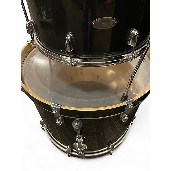 Used SPL 5 Piece 5-PIECE ACOUSTIC DRUM KIT Black Drum Kit