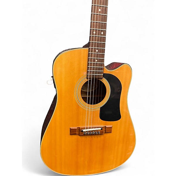 Used Washburn D10CE Natural Acoustic Electric Guitar