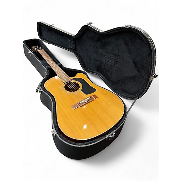 Used Washburn D10CE Natural Acoustic Electric Guitar