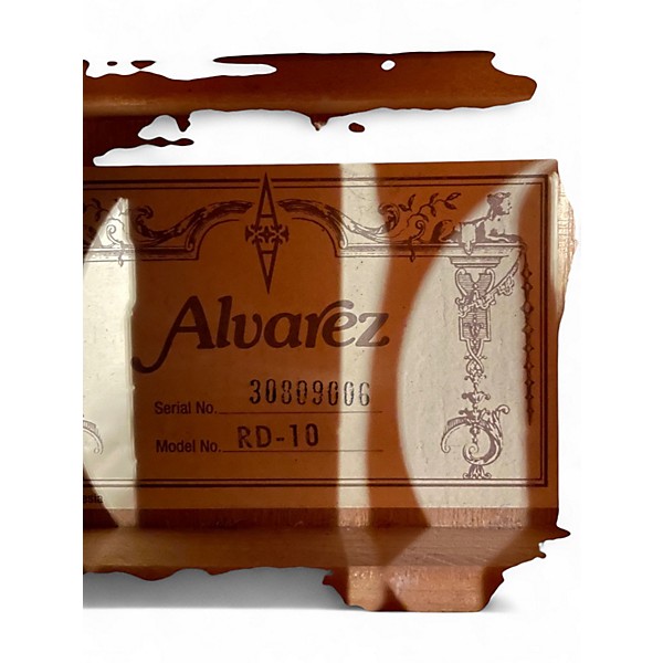 Used Alvarez RD10 Natural Acoustic Guitar