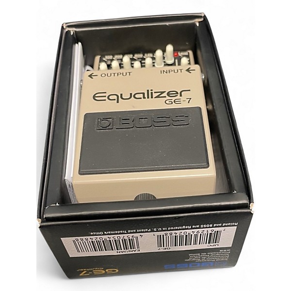 Used BOSS GE7 Equalizer Pedal