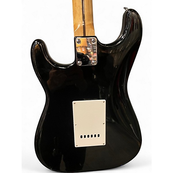 Used Squier STRAT BLACK Solid Body Electric Guitar