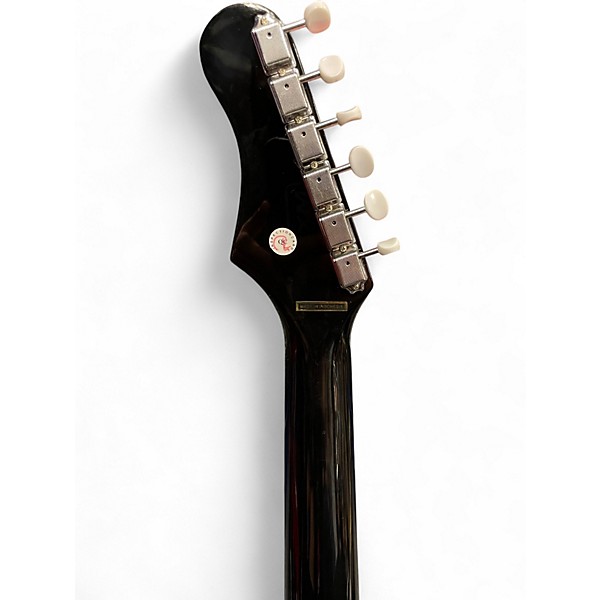 Used Silvertone 1478  BLACK Solid Body Electric Guitar