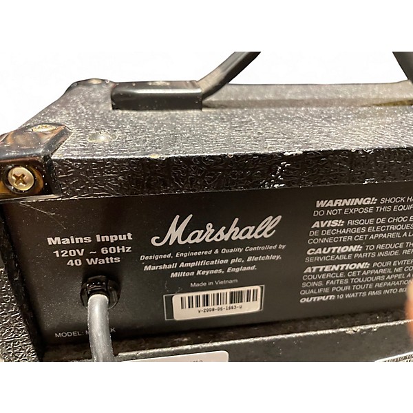 Used Marshall MG10 10W 1X6.5 Guitar Combo Amp