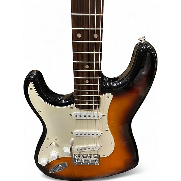 Used Squier Affinity Stratocaster 2 Color Sunburst Solid Body Electric Guitar