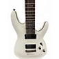 Used Schecter Guitar Research Demon 7 String White Solid Body Electric Guitar
