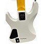 Used Schecter Guitar Research Demon 7 String White Solid Body Electric Guitar