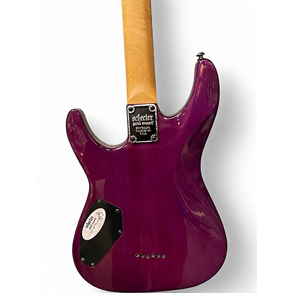 Used Schecter Guitar Research Omen Extreme 6 PINK Solid Body Electric Guitar