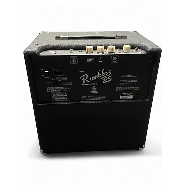 Used Fender Rumble 25 25W 1x8 Bass Combo Amp